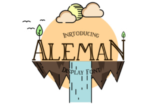 Aleman: The Tasteful Display Font for Vintage Branding