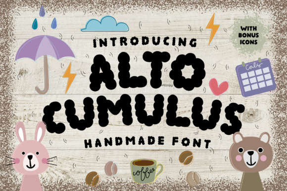 Altocumulus: A Bold Display Font for Editorial Design
