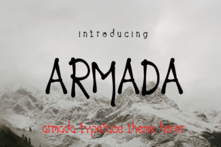Armada: A Horror Display Font for Bold Creators