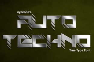 Auto Techno: A Striking Display Font for Modern Editorial Design