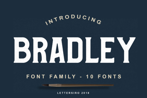 Bradley Family: A Bold Display Typeface for Web Design