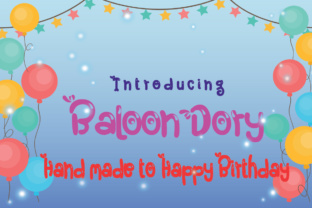 Bringing Baloon Dory Font to Life in Handmade Shops