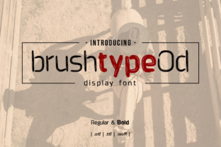 Brushtype Od Font for Unique Small Business Branding