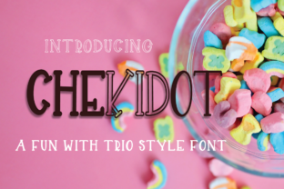 Chekidot: The Fun Display Font for Memorable Branding