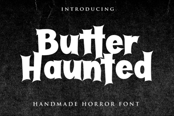 Designing Dark Web Layouts with Butter Haunted Font