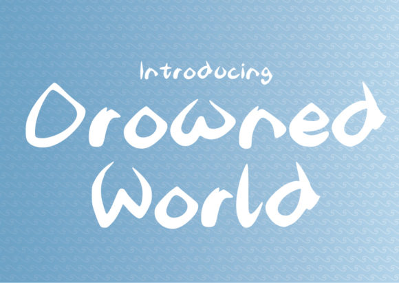Drowned World: The Ultimate Display Font for Ocean Branding