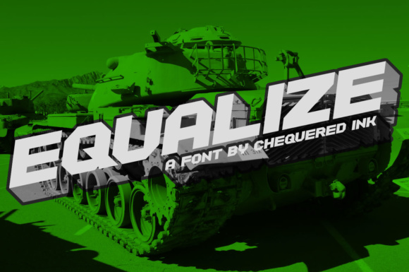 Equalize: A Tough Display Font for Bold Campaigns