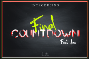 Final Countdown: A Modern Typeface for Makers