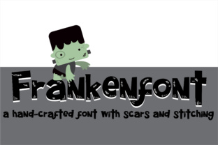 Frankenfont: A Blocky Display Typeface for Bold Web Design