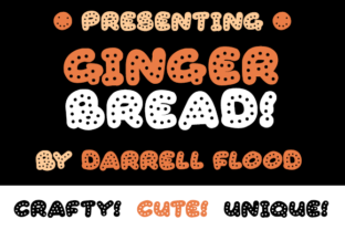 Gingerbread: A Playful Display Font for Editorial Design