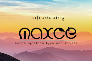 Maxce: The Unique Display Font for Modern Brands