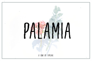 Palamia: The Striking Display Font for Bold Branding