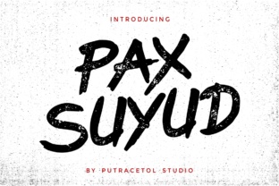 Pax Suyud: A Hand-Drawn Font for Authentic Branding