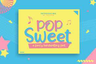 Pop Sweet: A Playful Display Font for Editorial Design