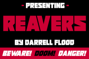Reavers: The Sci-Fi Display Font for Modern Brands