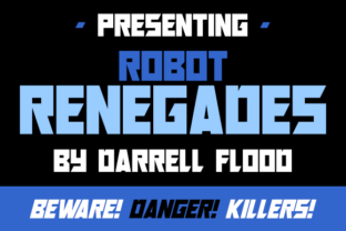 Robot Renegades: The Ultimate Sci-Fi Display Font