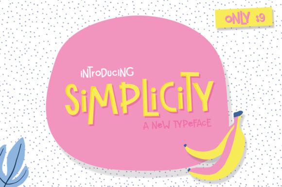 Simplicity Font: Elegant Display Type for Makers