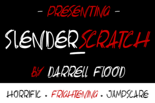 Slenderscratch: The Horror Display Font for Spooky Campaigns