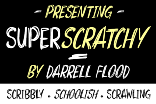 Superscratchy Font Review: A Casual Typeface for Branding