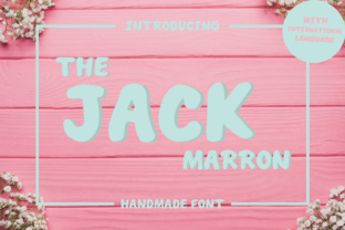 The Jack Marron: A Cute Display Font for Handmade Brands