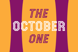 The October One: A Striking Display Font for Editorial Design