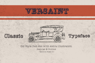 Versaint: The Vintage Typewriter Font for Crafters